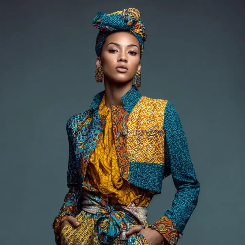 Editorial fashion portrait for Loom & Palm